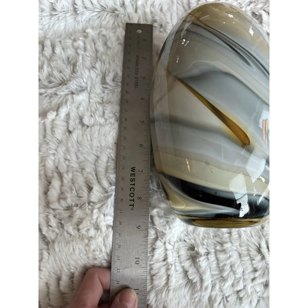 Multi Color Handblown Glass‎ Vase. Lots of colors no callouts 2975.